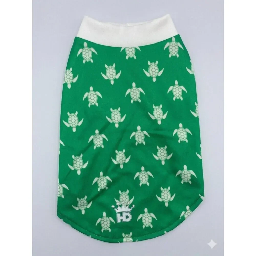 Turtles Sleeveless Pet Polo Shirt - sz L (15-17